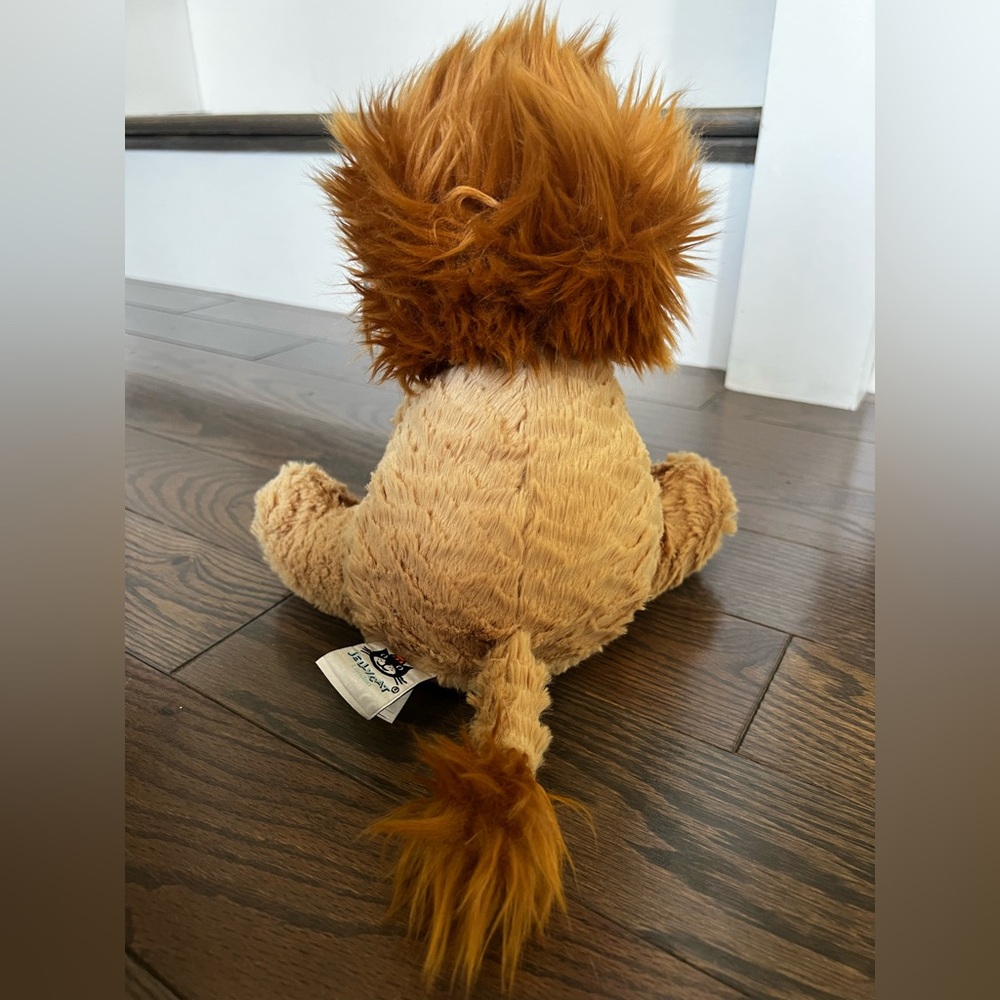 JELLYCAT- Medium Plush Fuddlewuddle Lion Stuffed Animal Toy - Picture 5 of 9